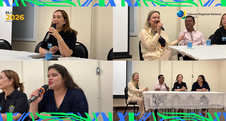 TRE Amapá promove ação cívica “Meu Primeiro Voto” e leva alistamento eleitoral a jovens na Escola Raimunda Virgulino TRE Amapá promove ação cívica “Meu Primeiro Voto” e leva alistamento eleitoral a jovens na Escol...