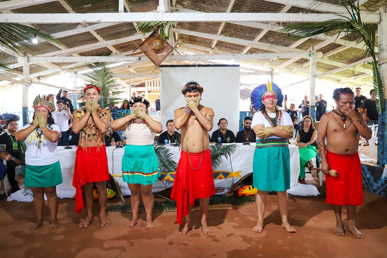 TRE Amapá promove audiência pública direto da Aldeia do Manga