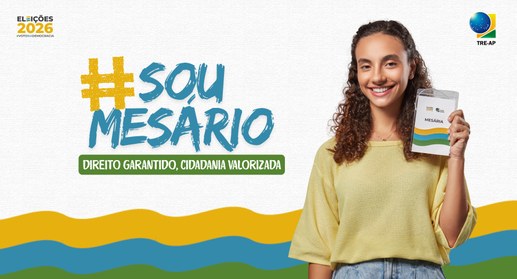TRE Amapá promove campanha de conscientização sobre folgas de mesários