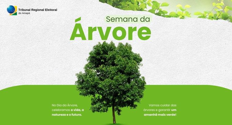 TRE Amapá promove Semana da Árvore com ações de cidadania e sustentabilidade A programação reúne palestras e ações práticas voltadas à preservação