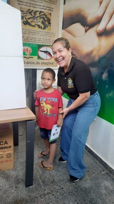 TRE Amapá realiza ação do programa ‘Valorize seu Voto’ na Casa do Albergado Programa é uma iniciativa da Escola Judiciária Eleitoral do TRE-AP e contemplou os egressos do S...