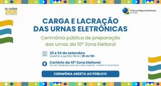 TRE Amapá realiza cerimônia pública de carga e lacração das urnas eletrônicas da 10ª Zona Eleitoral