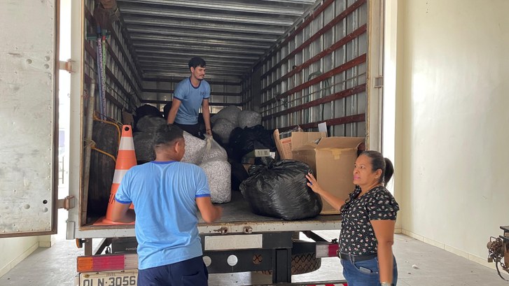 TRE Amapá realiza primeira coleta de 2025 de materiais para reciclagem TRE Amapá realiza primeira coleta de 2025 de materiais para reciclagem