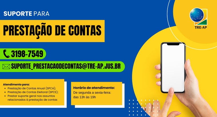 TRE-AP disponibiliza canal de atendimento para suporte na prestação de contas eleitorais e partidárias TRE-AP disponibiliza canal de atendimento para suporte na prestação de contas eleitorais e parti...