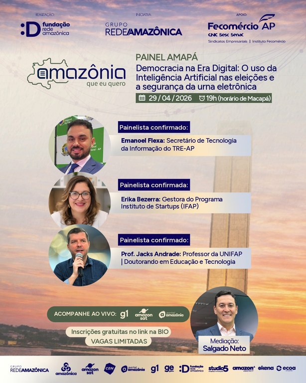 TRE-AP é convidado para painel sobre uso da inteligência artificial nas eleições