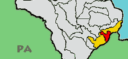 TRE-AP Itaubal mapa