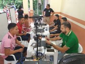A justiça Eleitoral participa de ação itinerante de atendimento à população ribeirinha junto com...