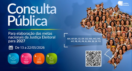 TRE-AP promove consulta pública sobre as Metas Nacionais do Poder Judiciário para 2027