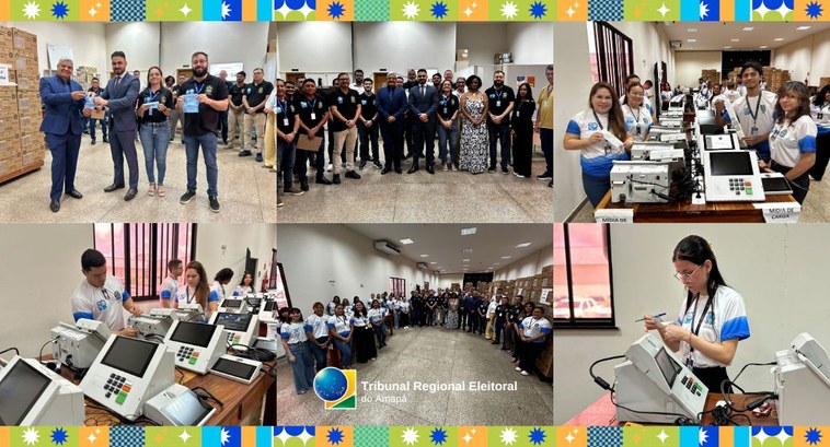 TRE-AP realiza carga e lacre das urnas eletrônicas da 10ª Zona Eleitoral