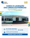 TRE-AP realiza cerimônia pública de carga e lacração das urnas eletrônicas da capital amapaense