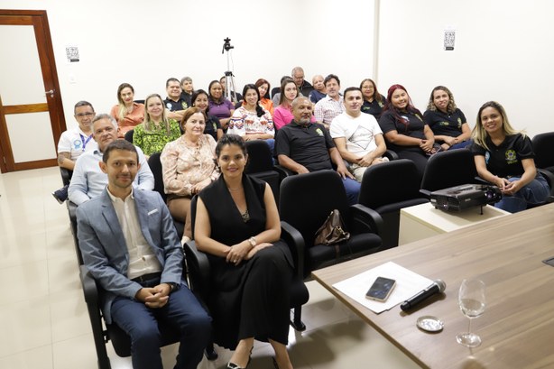 A palestra foi transmitida de forma on-line para os servidores dos cartórios eleitorais.