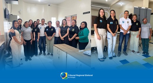 TRE-AP realiza visitas institucionais às Zonas Eleitorais e Postos Avançados para preparar as El...