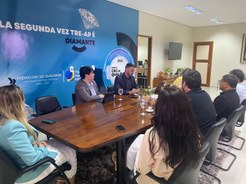 Durante a reunião, foram apresentados os resultados da auditoria realizada pelo Tribunal de Cont...