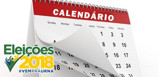 Eleições 2018 – Confira o calendário com as principais datas Eleições 2018 – Confira o calendário com as principais datas