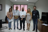 A Comissão de Acessibilidade esteve reunida com o presidente Rommel Araújo