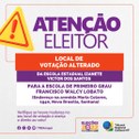 Eleitores do município devem ficar atentos às transferências no 2º turno. O local de votação pod...