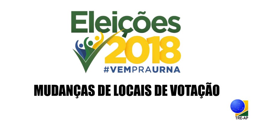 Justiça Eleitoral alerta para as mudanças dos locais de votação em Macapá, Santana, Amapá, Calçoene e Pracuúba Justiça Eleitoral alerta para as mudanças dos locais de votação em Macapá, Santana, Amapá, Calço...