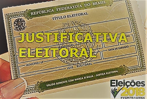 Justiça Eleitoral chama a atenção sobre a justificativa do voto Justiça Eleitoral chama a atenção sobre a justificativa do voto