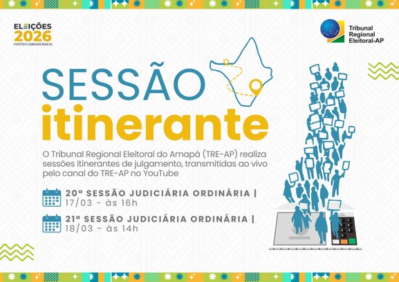 Justiça itinerante: TRE-AP promove sessões plenárias no Fórum Pedra Branca do Amapari e na Aldeia Aramirã A iniciativa é coordenada pela Secretaria Judiciária do TRE-AP e faz parte de uma série de ações...