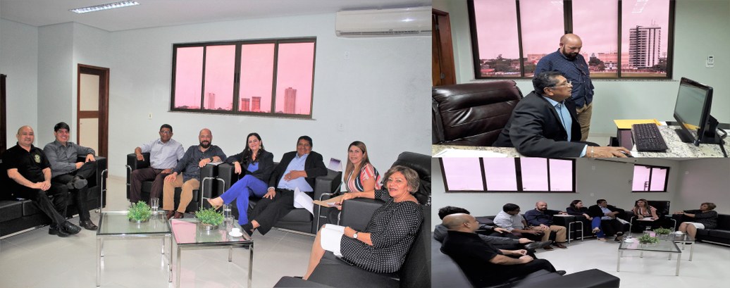 No TRE AP, desembargador Manoel Brito reúne com presidente eleito, desembargador Rommel Araújo No TRE AP, desembargador Manoel Brito reúne com presidente eleito, desembargador Rommel Araújo