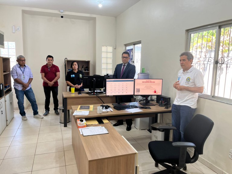 Presidente do TRE Amapá da sequência as visitas institucionais às Zonas Eleitorais do interior do Estado Durante as visitas, também está sendo realizado um levantamento preliminar voltado ao planejamen...