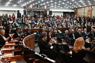 A cerimônia reuniu autoridades do Poder Judiciário, representantes de instituições públicas e de...