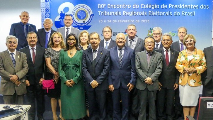 Presidente do TRE Amapá participa do 80º Encontro do Coptrel, em São Luís do Maranhão Colegiado escolheu a próxima cidade que sediará o evento e elegeu nova vice-presidente
