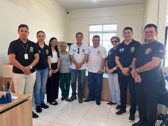 O presidente aproveitou a visita para reforçar a importância de participar do processo eleitoral