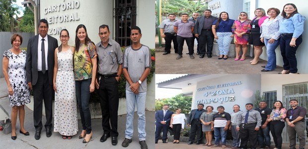 Presidente do TRE-AP visita cartórios eleitorais de Ferreira Gomes, Calçoene e Oiapoque.