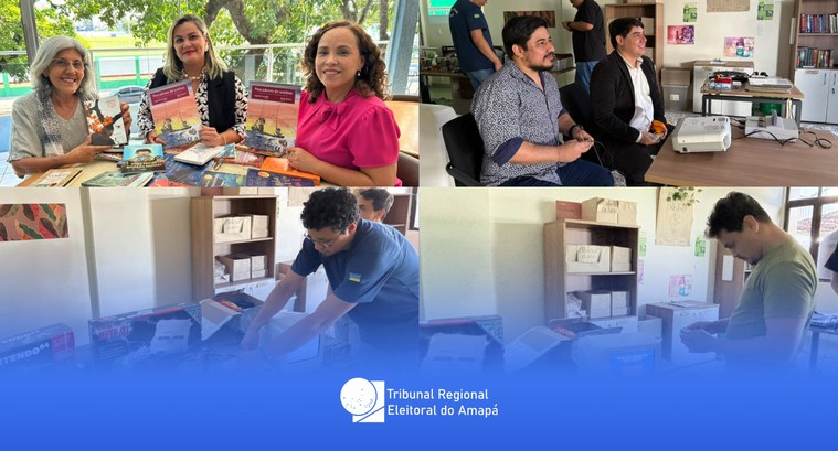 Semana do Servidor: TRE Amapá comemora Dia do Servidor com tarde de jogos e exposição de livros