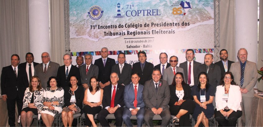 Termina o 71º. Encontro do Colégio de Presidentes de TREs, em Salvador (BA)