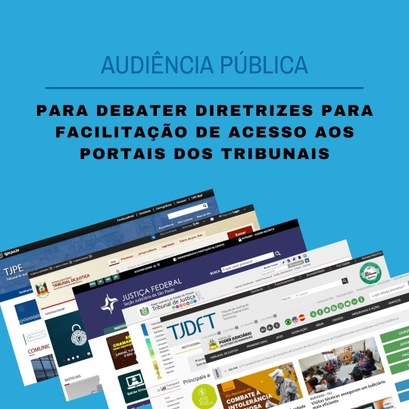 TRE Amapá participa de audiência pública sobre diretrizes para facilitação de acesso aos portais...