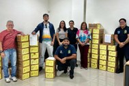 Após a conferência, os cadernos já entraram no processo de distribuição para as respectivas Zona...