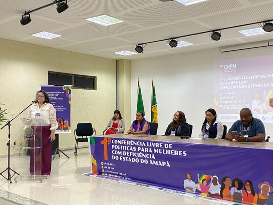 TRE Amapá sedia 1ª Conferência Livre de Políticas para Mulheres com Deficiência do Estado O encontro reuniu representantes de conselhos, instituições públicas, movimentos sociais