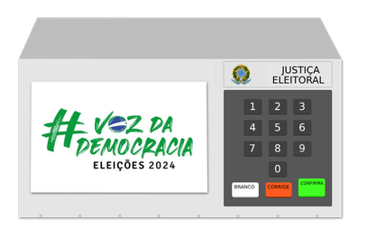 TRE-AP Banner Urna Eletrônica Eleições 2024