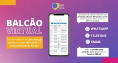 Advogados e partes podem fazer contato com as unidades da Justiça Eleitoral por WhatsApp, e-mail...