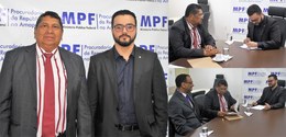 TRE-AP e MPF-AP assinam termo de cooperação para tramitação de expedientes eletrônicos.