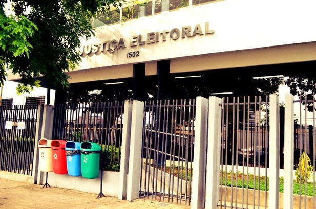 Foto da fachada da sede do Tribunal Regional Eleitoral do Amapá