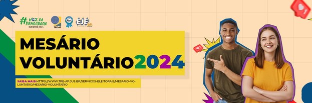 TRE-AP Mesário Voluntário 2024