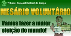 TRE-AP Mesário voluntário