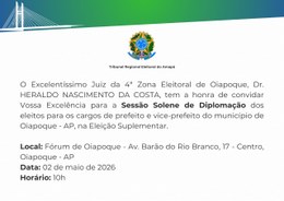 A diplomação é o ato oficial que reconhece os candidatos eleitos como aptos a tomar posse e exer...