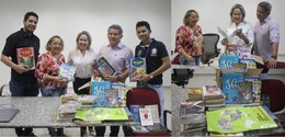 TRE- AP realiza doação de livros para o projeto “Toca do Saci”
