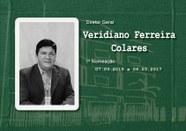 Foto de busto preta e branca do Diretor Geral do TRE-AP Veridiano Ferreira Colares